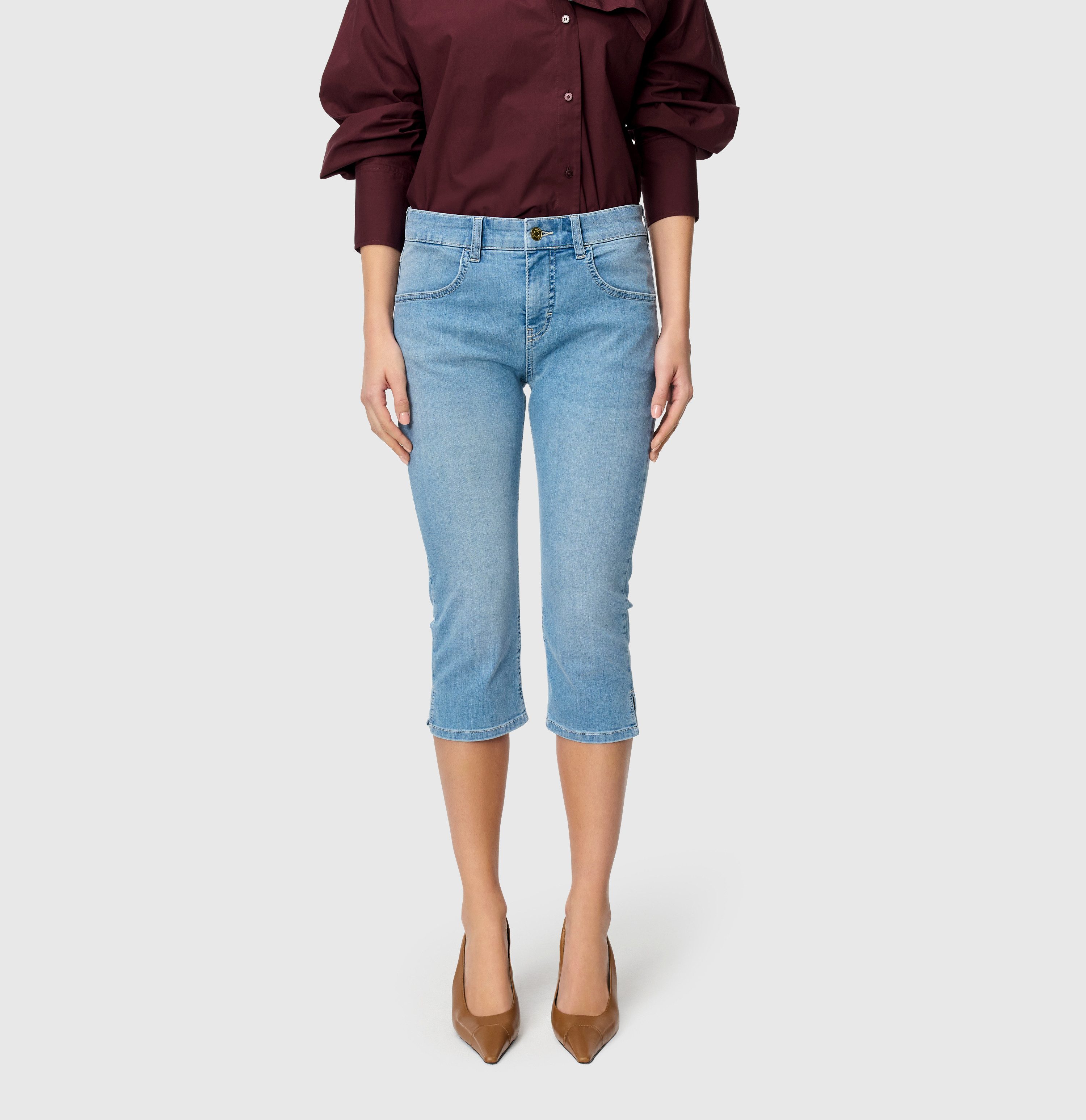 MAC Caprijeans CAPRI summer clean mit Stretch