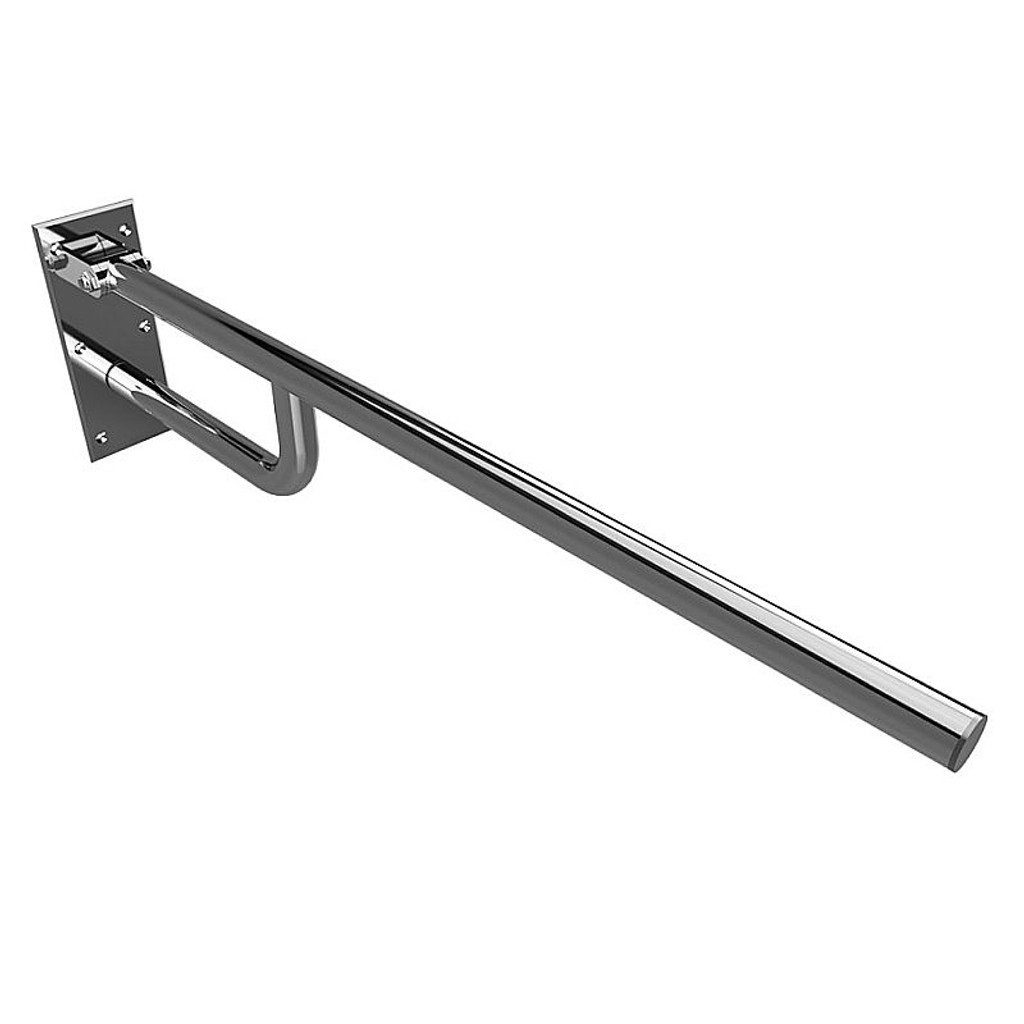 BRILLANTBAD® Stützklappgriff BELP Stützklappgriff Edelstahl poliert für Bad & WC >> Bohren