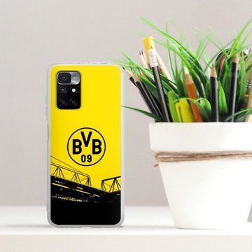 DeinDesign Handyhülle Borussia Dortmund BVB Fanartikel Stadion Schwarz-Gelb - BVB, Xiaomi Redmi 10 Silikon Hülle Bumper Case Handy Schutzhülle
