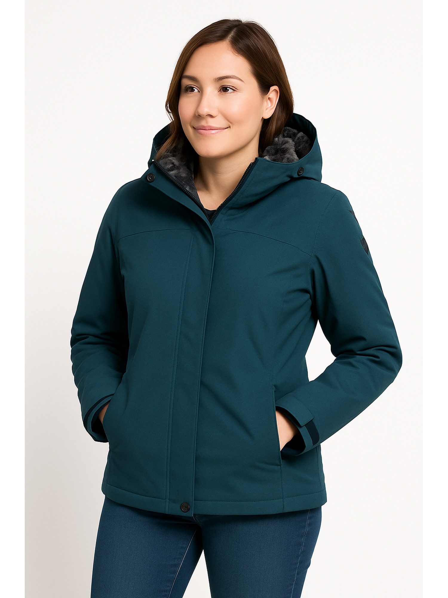 Killtec 3-in-1-Funktionsjacke KOW 303 WMN JCKT CS Outdoorjacke Funktionsjacke mit abzippbarer Kapuze und einzippbarer Fleecejacke