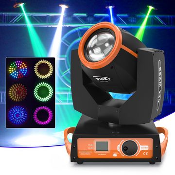 ZonQoonz LED Discolicht RGBW Moving Head LED 230W Partylicht DMX512 Stroboskoplicht, LED, 16CH Bühnenlichter für Bar Club Konzert Geburtstag usw.