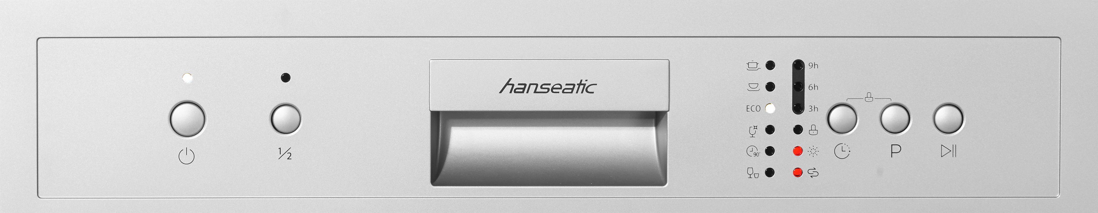 Hanseatic Standgeschirrspüler HG6085E127635S, 12 Maßgedecke, inkl. 3 Jahre Herstellergarantie