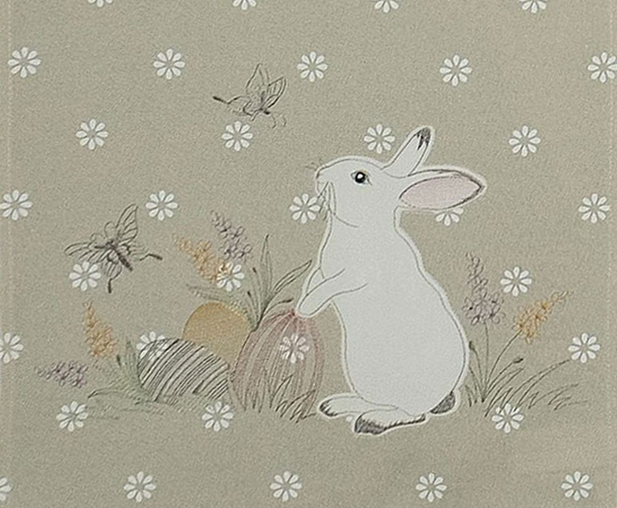 texpot Tischdecke Tischläufer Stickerei Osterhasen Ostern günstig online kaufen