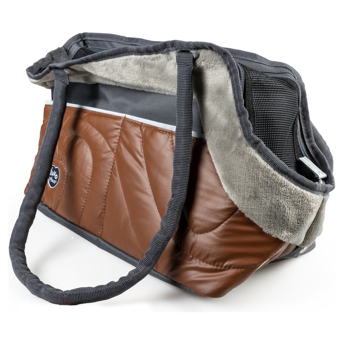 DUVO+ Tiertransporttasche Paris Pet Bag Chic karamell für Hunde