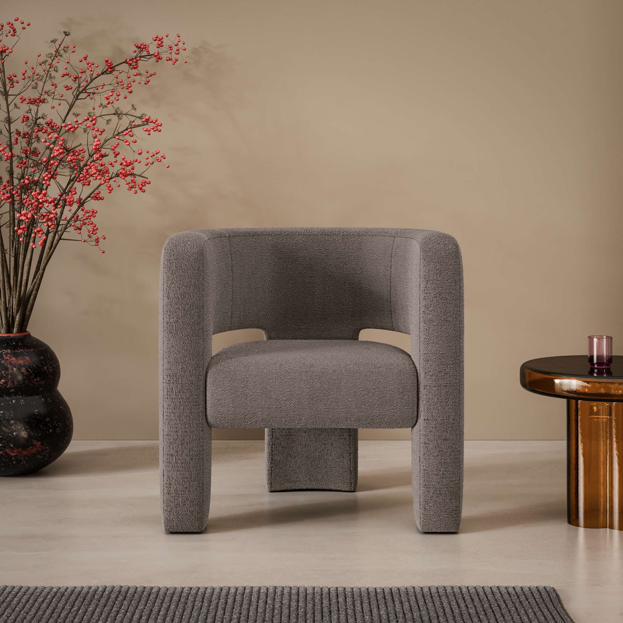 LeGer Home by Lena Gercke Sessel Ohrensessel SELMIA Moderner Lounge-Sessel Einzelsitz, B/T/H 73/62/76cm, Relaxsessel/Lehnstuhl, erhältlich in trendigen Stoff- und Farboptionen