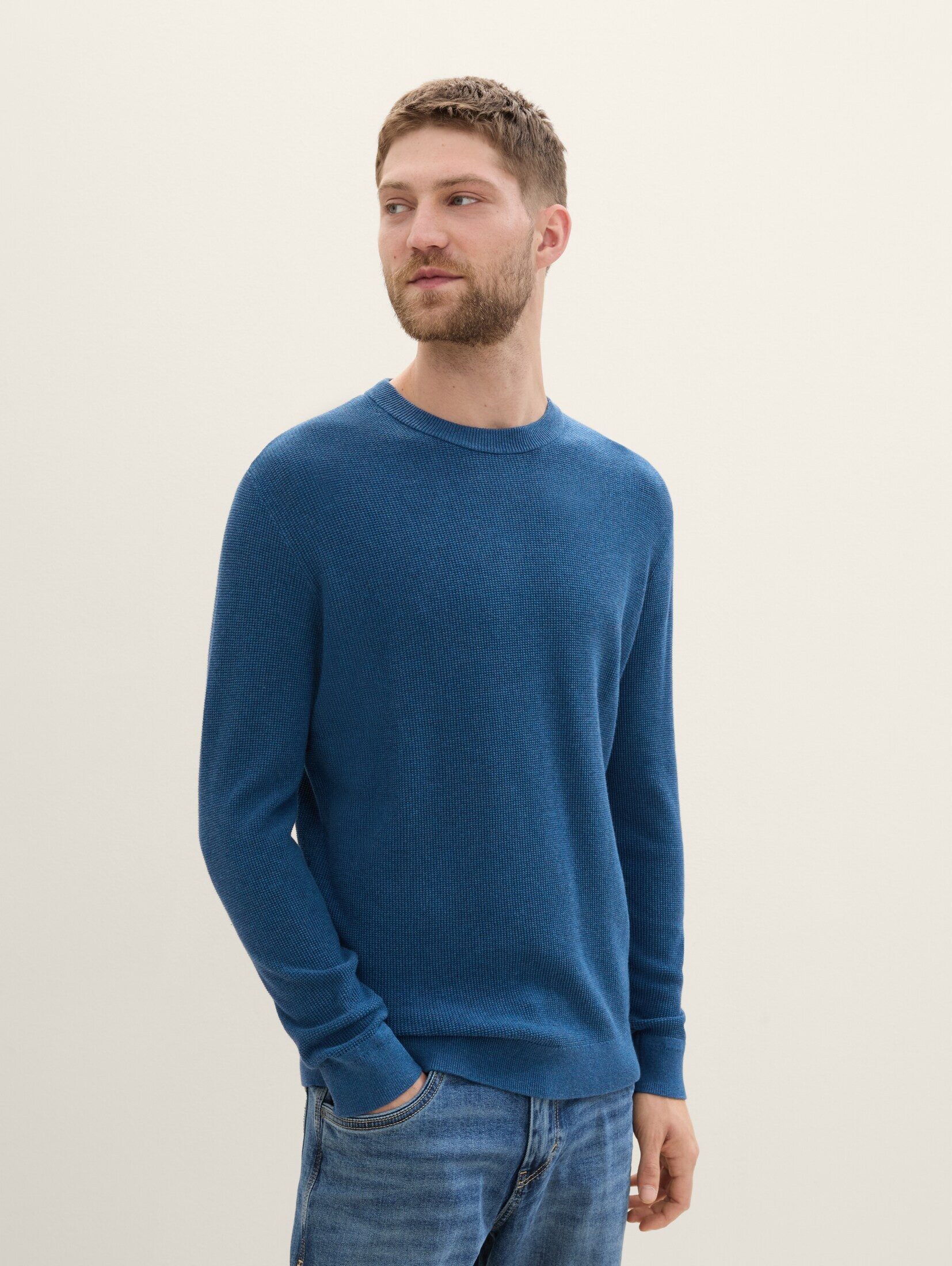 TOM TAILOR Strickpullover Pullover & Strickjacken Strickpullover aus Baumwolle