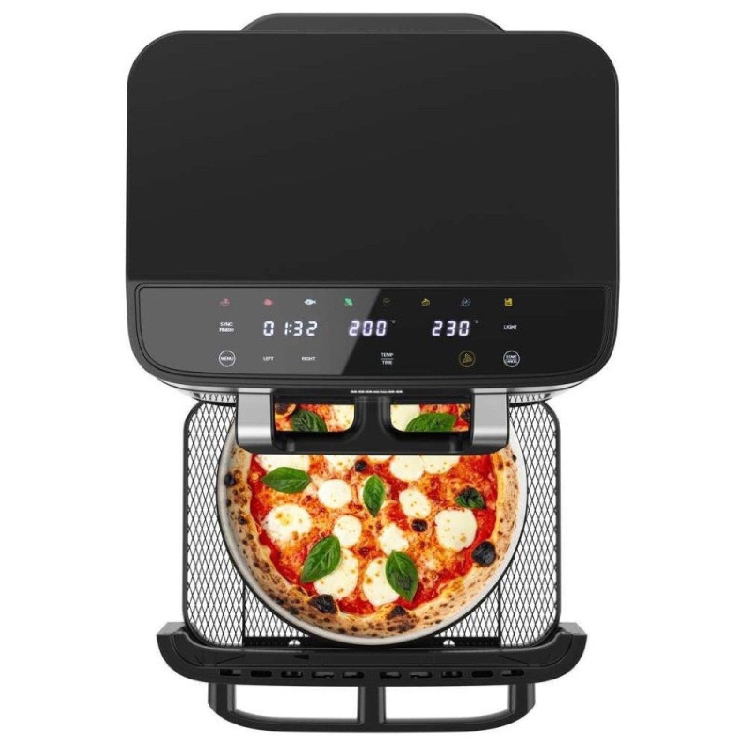 Cecotec Heißluftfritteuse Cecofry FoodCourt 18000 4Pizza, 2700 W, Cecofry FoodCourt 18000 4Pizza – Bild 5 von 5
