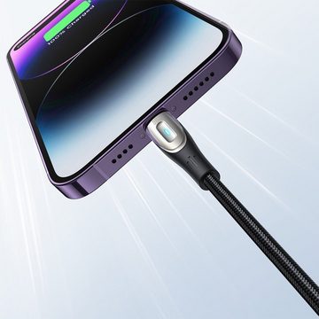 JOYROOM Ladekabel USB-A/ iPhone-Anschluss 3A-Kabel 1,2 m – Schwarz Smartphone-Kabel