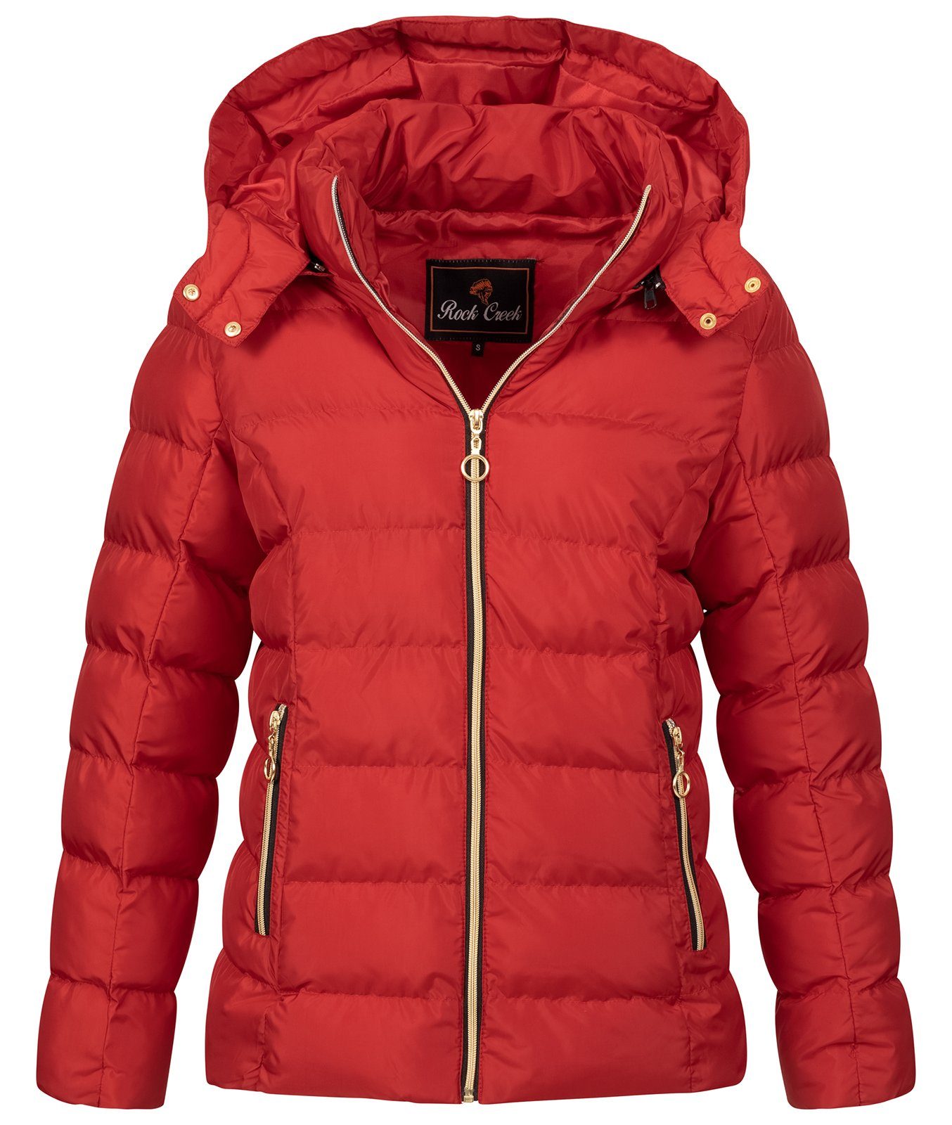 Steppjacke Damen Steppjacke mit Kapuze D-489