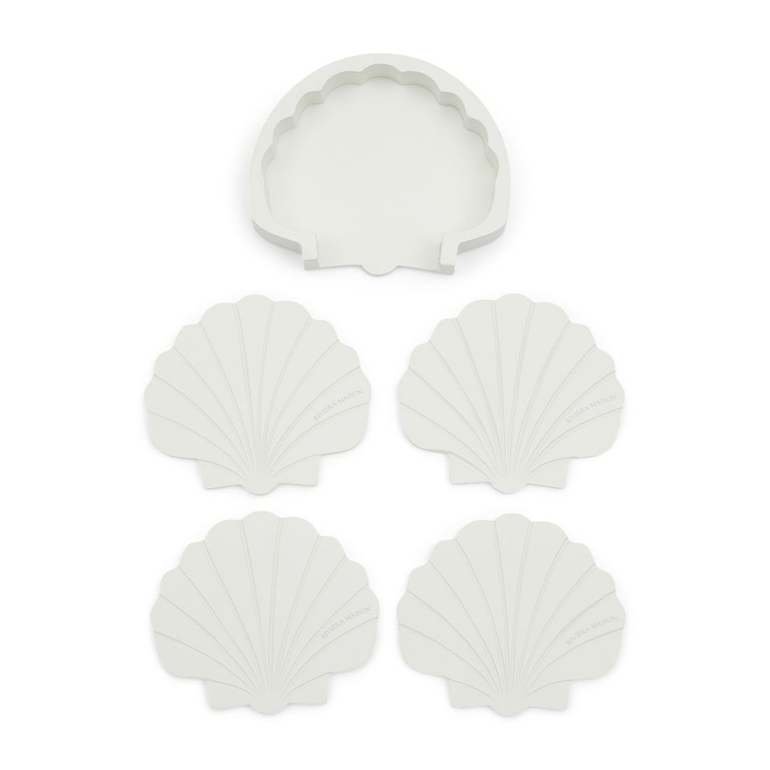 Rivièra Maison Becheruntersetzer Rivièra Maison Coast by Coast Coasters 4 pieces, Untersetzer 4 Stück