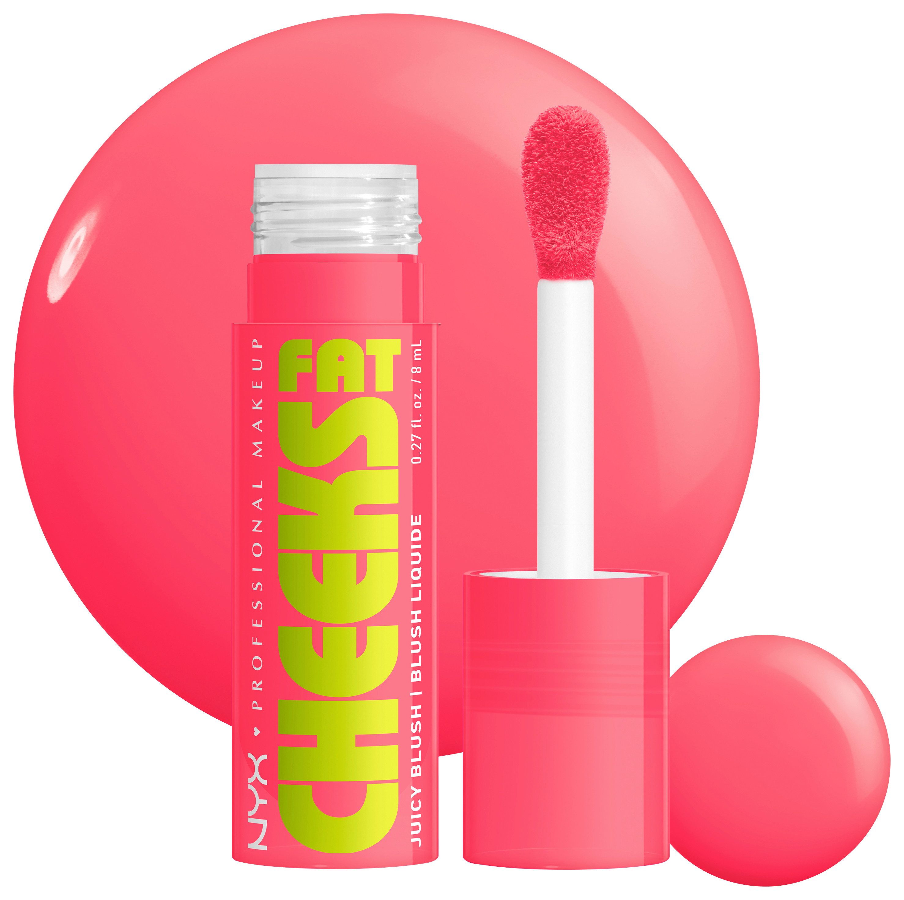 NYX PROFESSIONAL MAKEUP Rouge FAT CHEEKS JUICY BLUSH, verleiht deinen Wangen eine strahlende und intensive Farbe