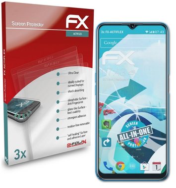atFoliX Schutzfolie Displayschutzfolie für Realme V11 5G, (3 Folien), Ultraklar und flexibel