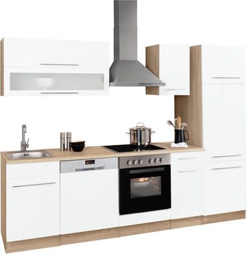 HELD MÖBEL Küchenzeile Eton, mit E-Geräten, Breite 270 cm