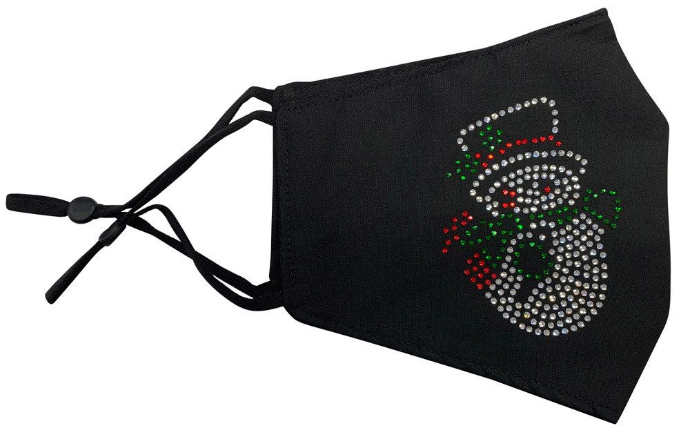 Trachtenland Verkleidungsmaske Weihnachtsmaske Mund Nase Stoffmaske Fashion Gesic