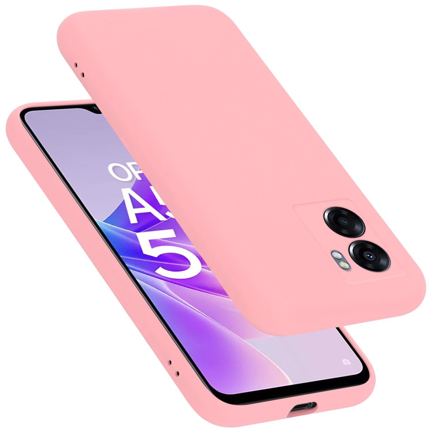 Cadorabo Handyhülle für Oppo A57 5G / Realme V23 Hülle Oppo A57 5G / A77 5G / Realme V23, Flexible Hülle TPU Silikon Schutzhülle Back Cover Case