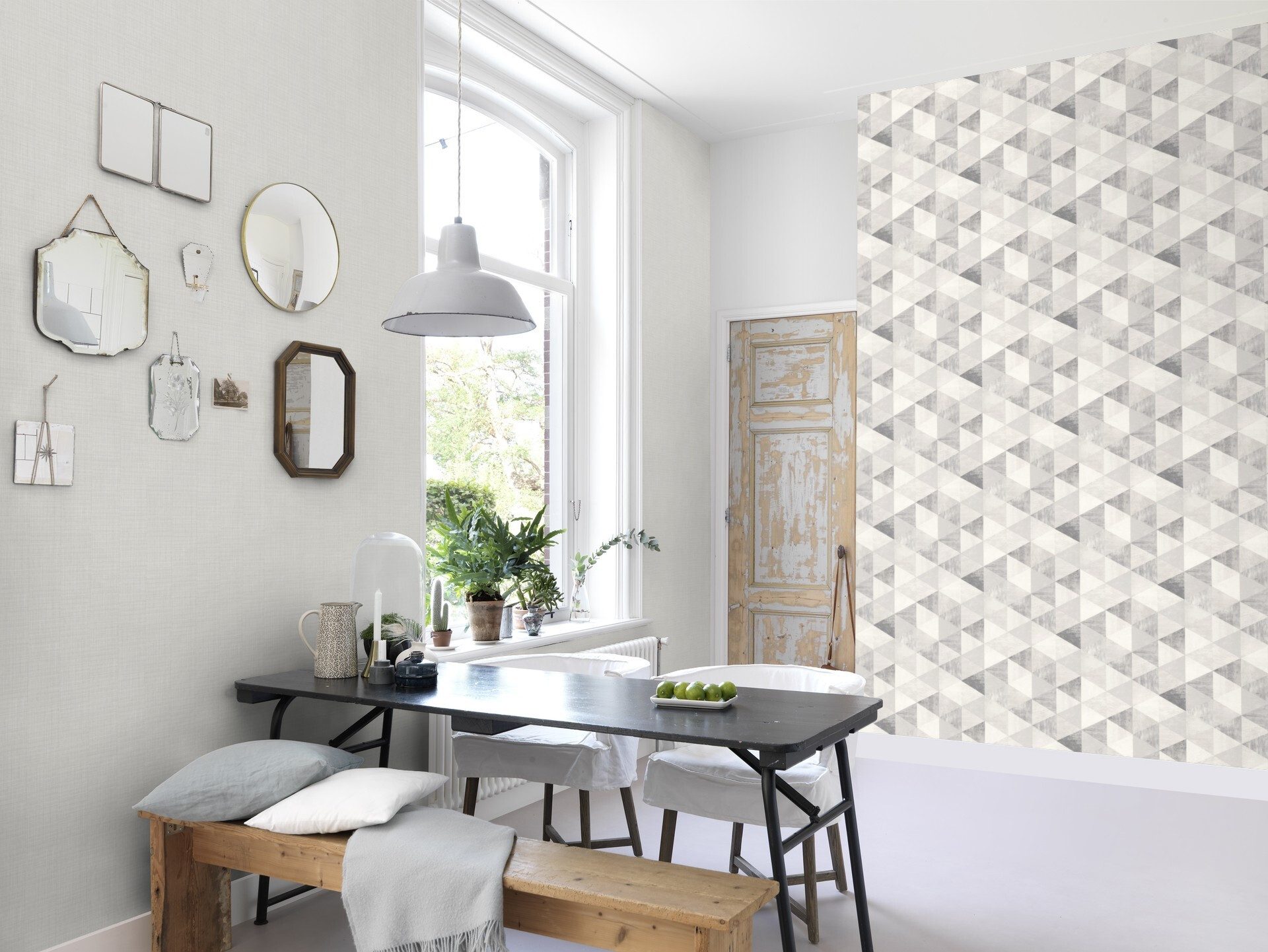 Rasch Papiertapete, strukturiert, Geometrisch, Grafisch, Holzoptik günstig online kaufen