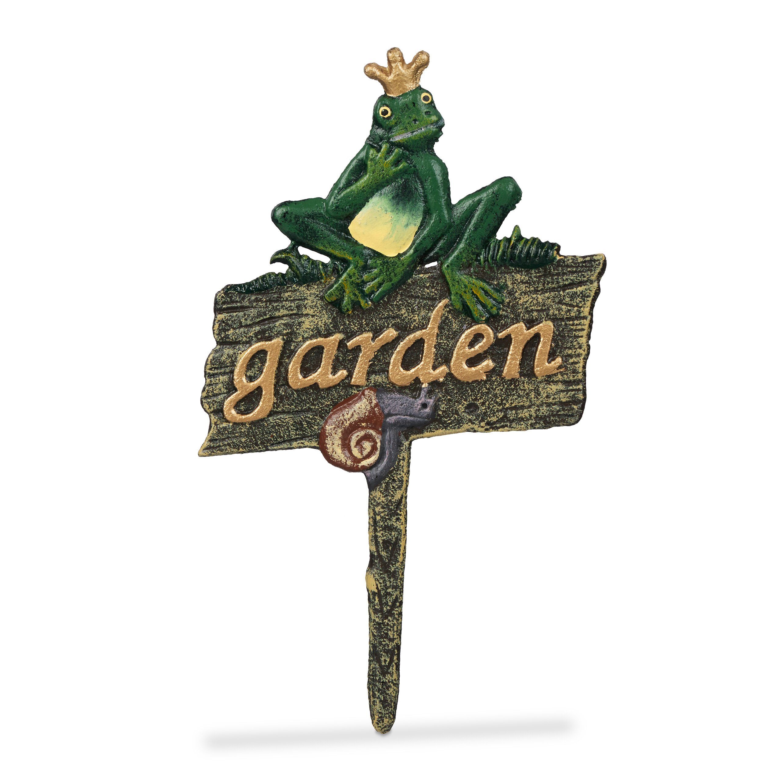 relaxdays Gartenstecker "garden" (1-St)