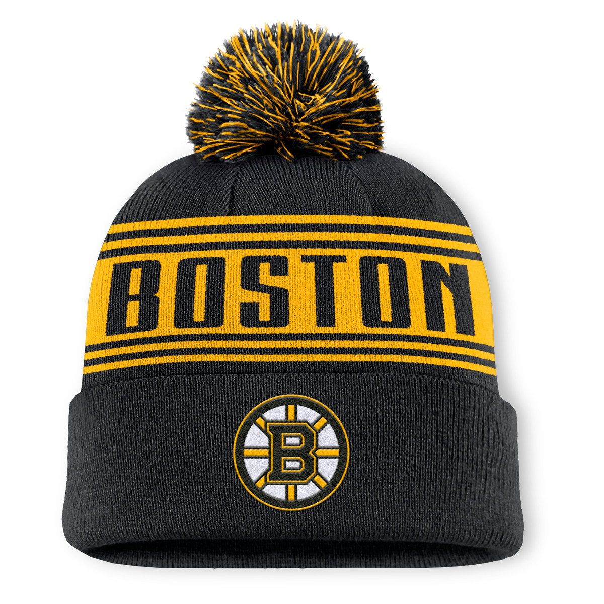 Fanatics Bommelmütze Fanatics Mütze Boston Bruins A/ Beanie Cuff W/Pom günstig online kaufen