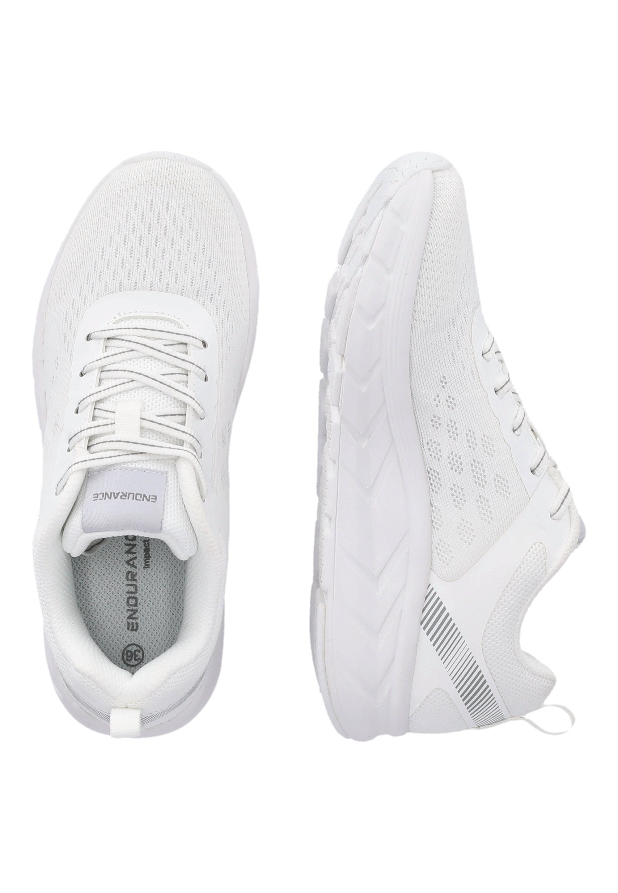 ENDURANCE Fortlian Sneaker weiß-weiß komfortabler Dämpfung mit
