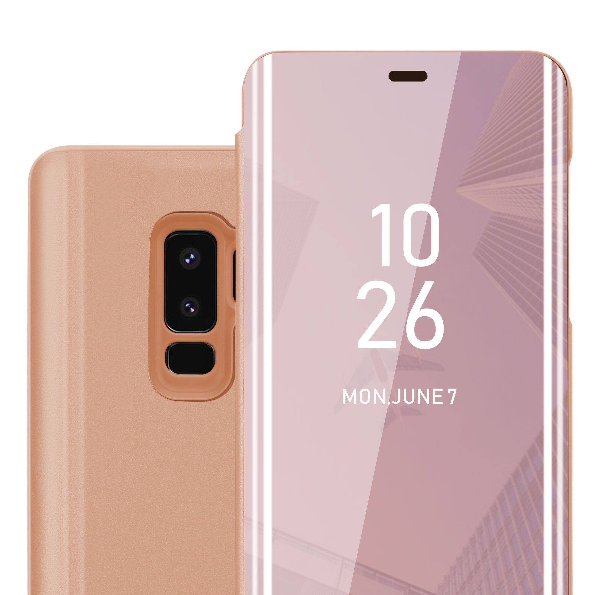 Cadorabo Handyhülle für Samsung Galaxy S9 PLUS Hülle Samsung Galaxy S9 PLUS, Klappbare Handy Schutzhülle - Hülle - mit Standfunktion und Kartenfach