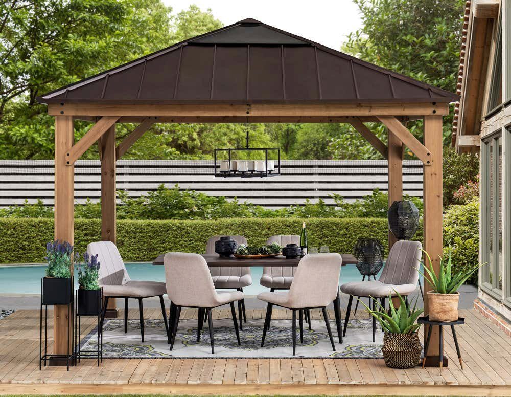 Sunjoy Pavillon Sunjoy Pirin, in Naturbelassen günstig online kaufen