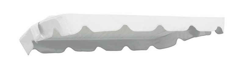 MFG Hollywoodschaukelersatzdach 182 x 134 cm (Taschenmaß 176 x 130 cm), weiß, 100% Polyester