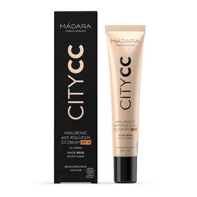 Madara BB-Creme Mádara City CC Hyaluronic Anti Pollution CC Cream Spf15 Beige 40ml