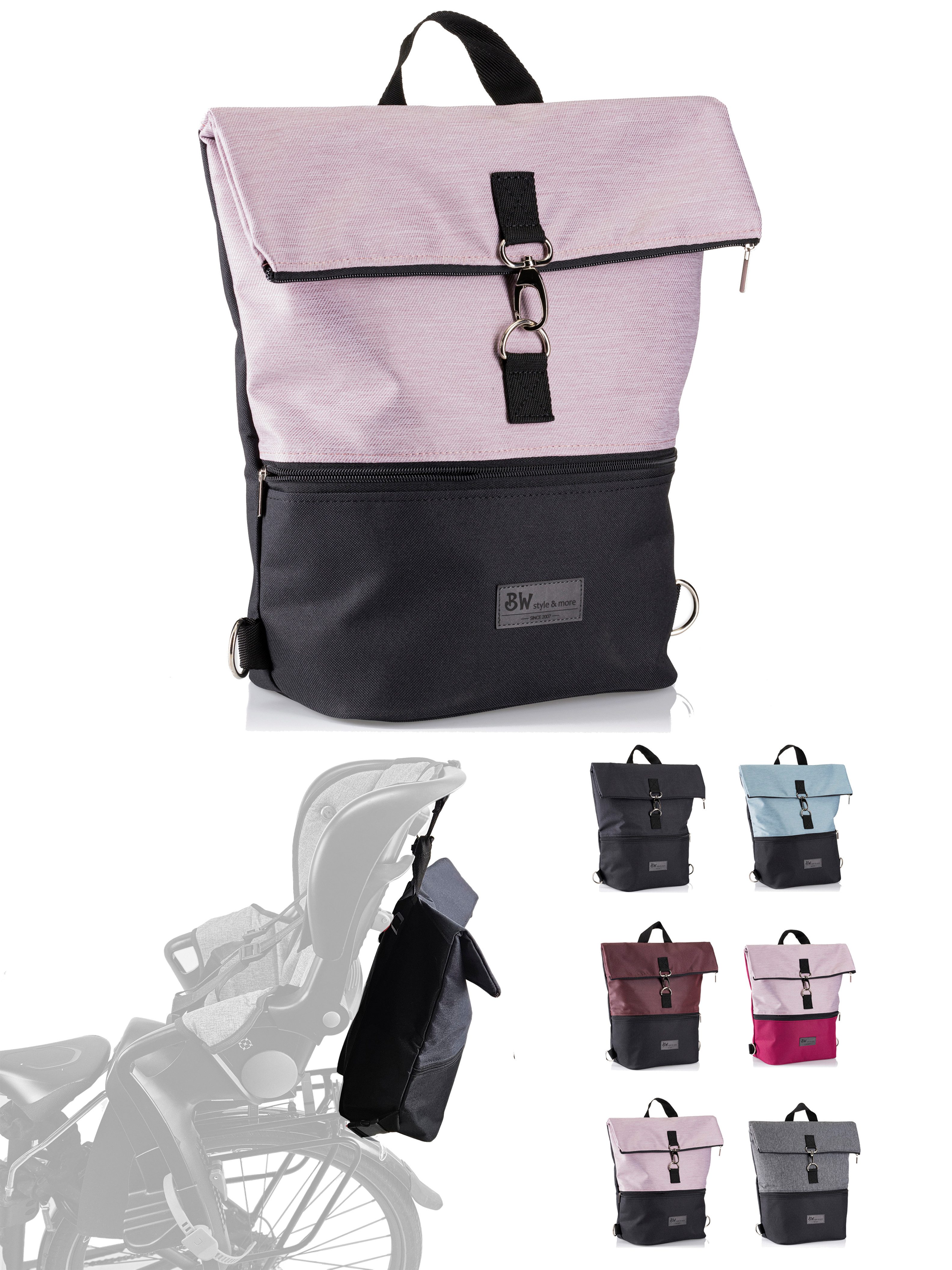 BambiniWelt by Rafael K. Fahrradtasche Fahrradtasche Rucksack für Kinderfahrradsitz universal