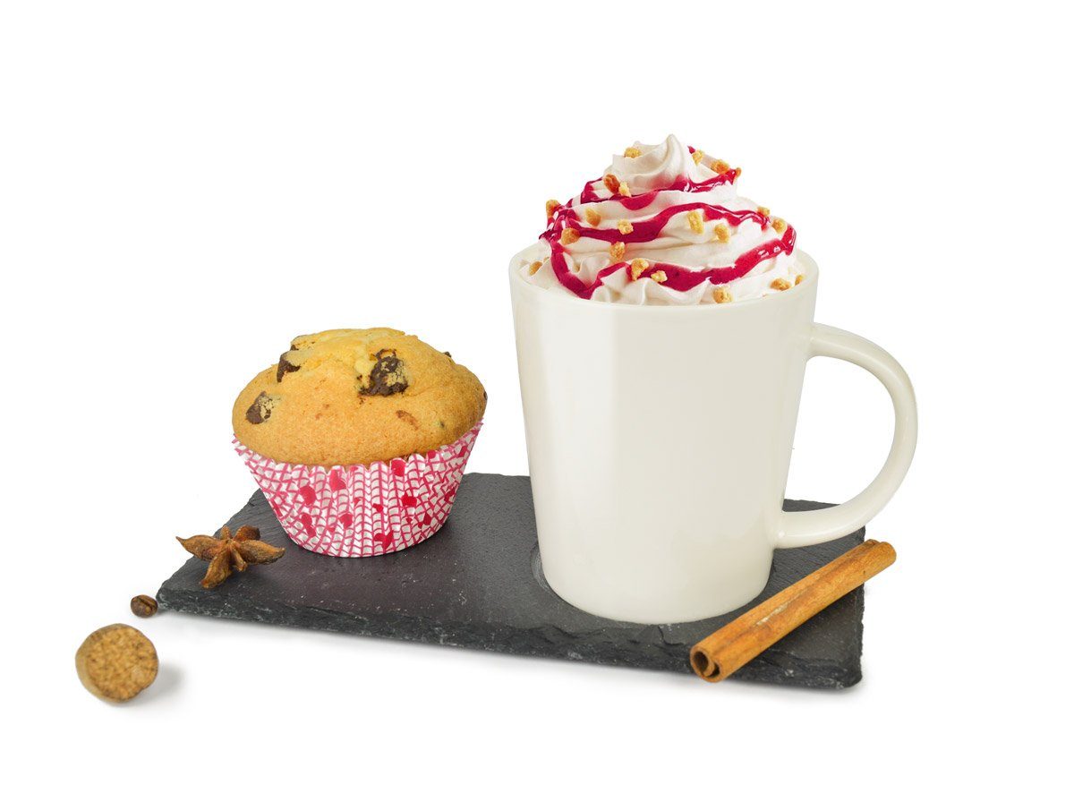 Sendez Becher Kaffeetasse auf Schieferplatte Tasse Kaffeebecher Teetasse Becher, 2-tlg., Keramik