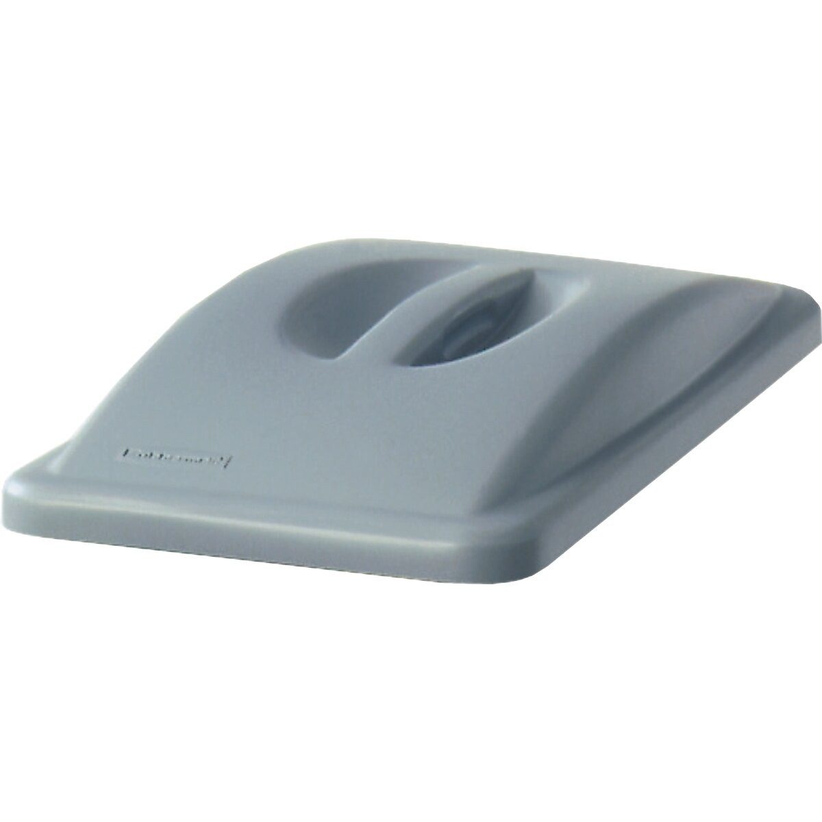 Rubbermaid Mülleimer Auflagedeckel mit Griff grau