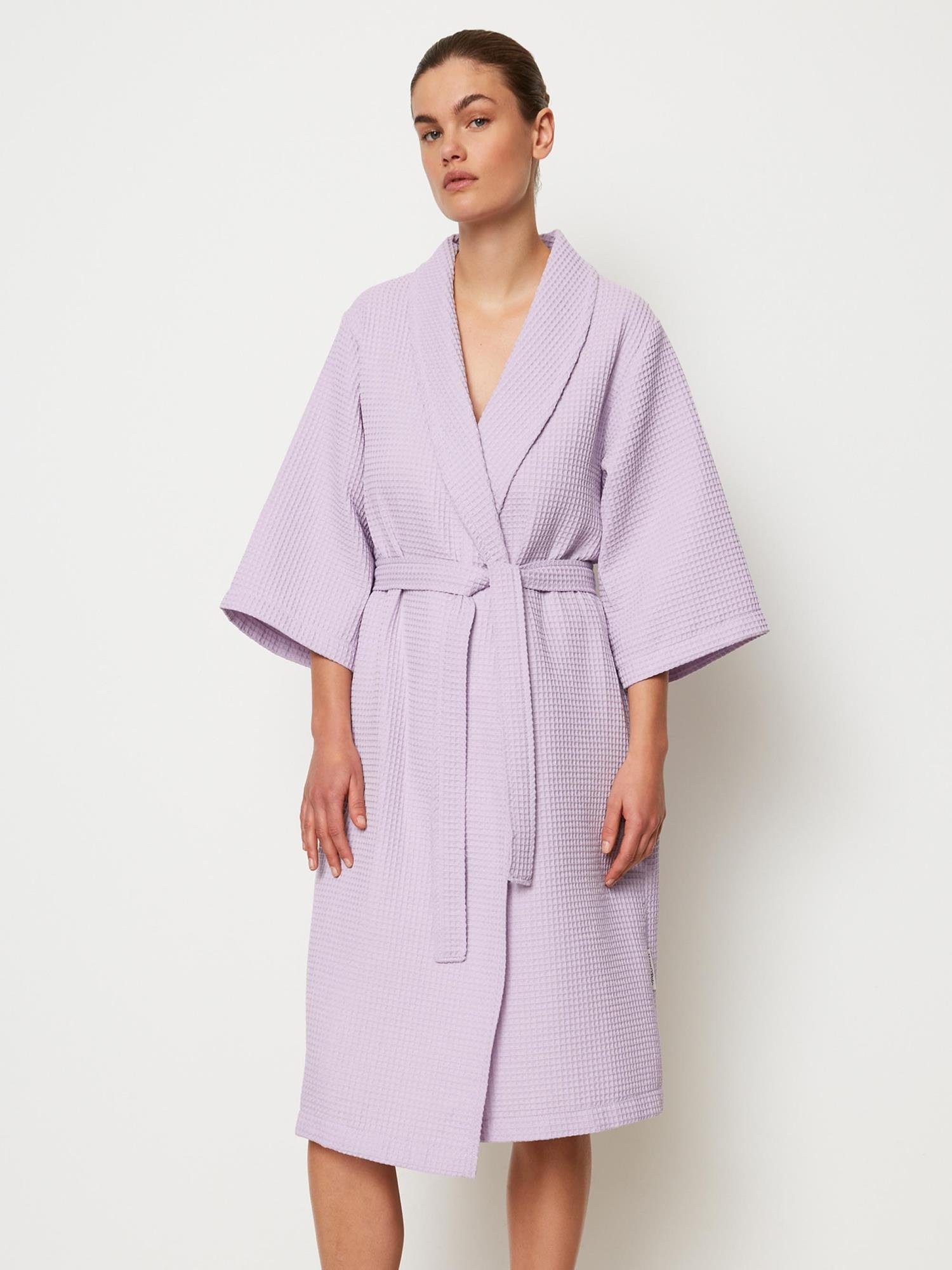 Marc O'Polo Home Damenbademantel Essential Women, Midilänge, Baumwolle, Sch günstig online kaufen