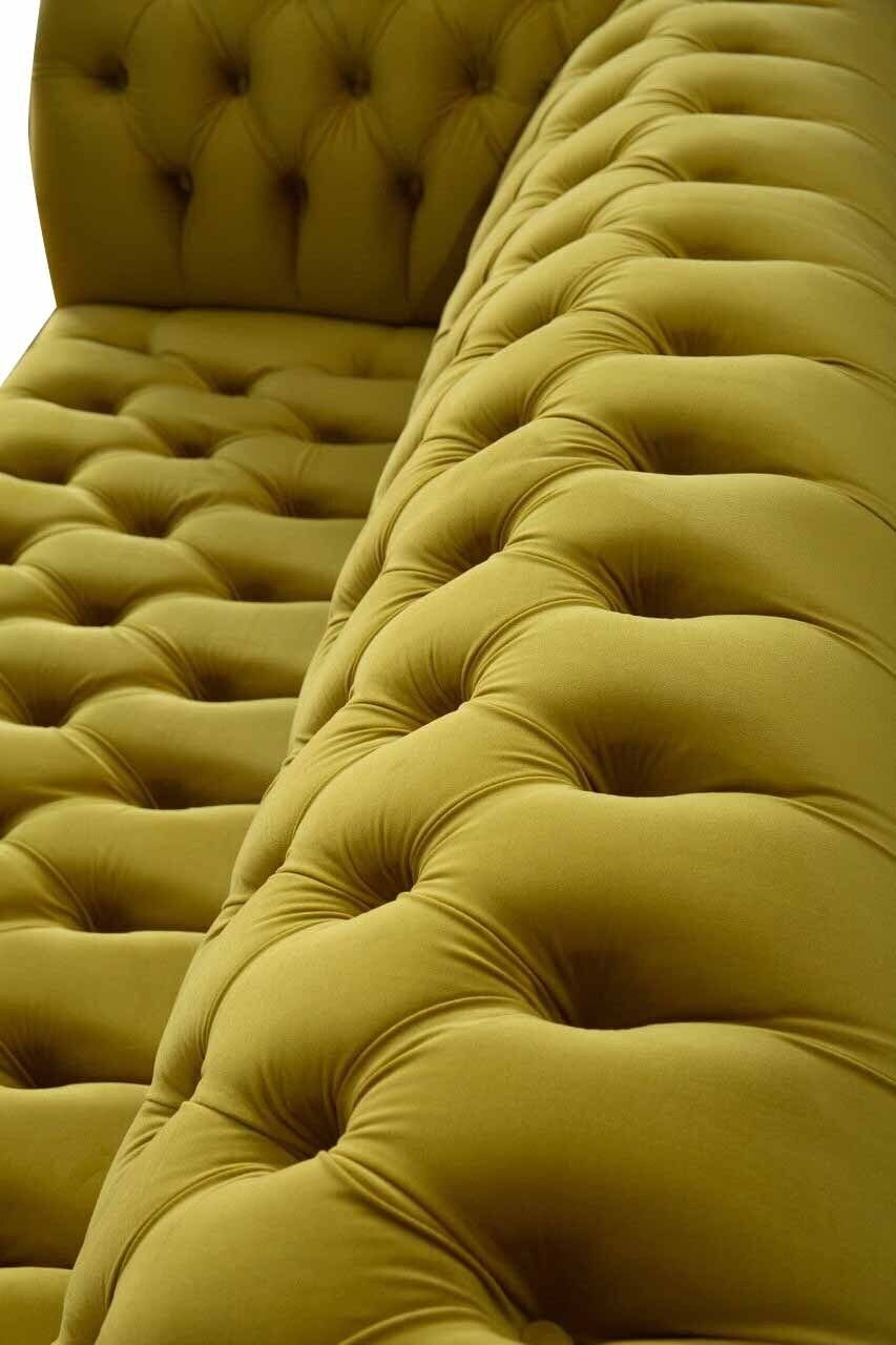 JVmoebel Sofa Chesterfield 3 Europe Couchen Polster Neu, Textil Sitzer Couch Sofa Stoff In Stil Made