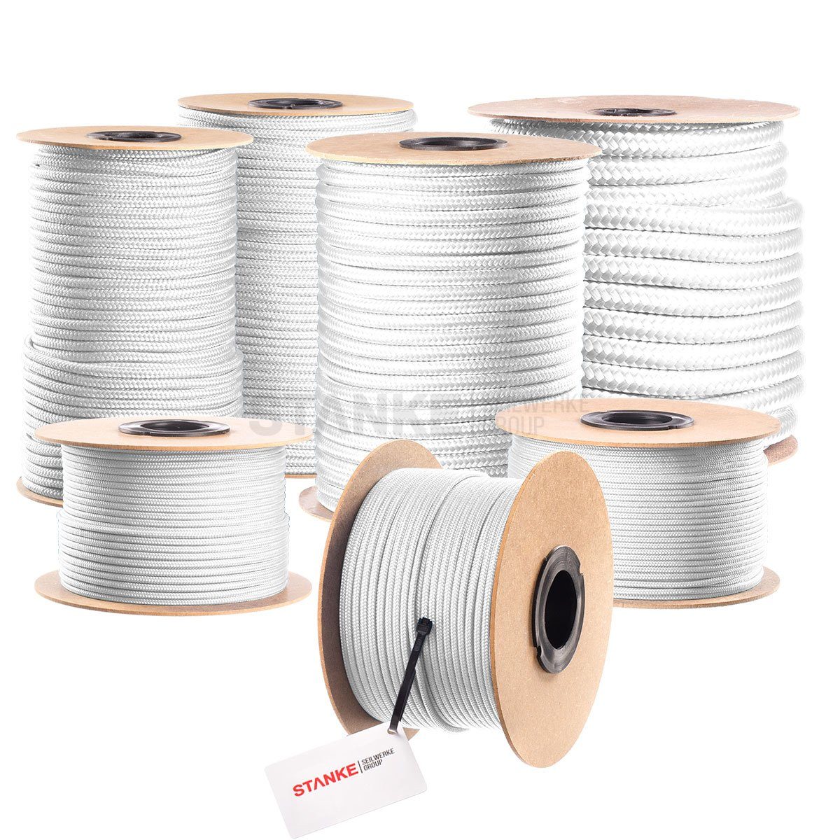STANKE Polypropylenseil 8mm - 1m Weiß günstig online kaufen