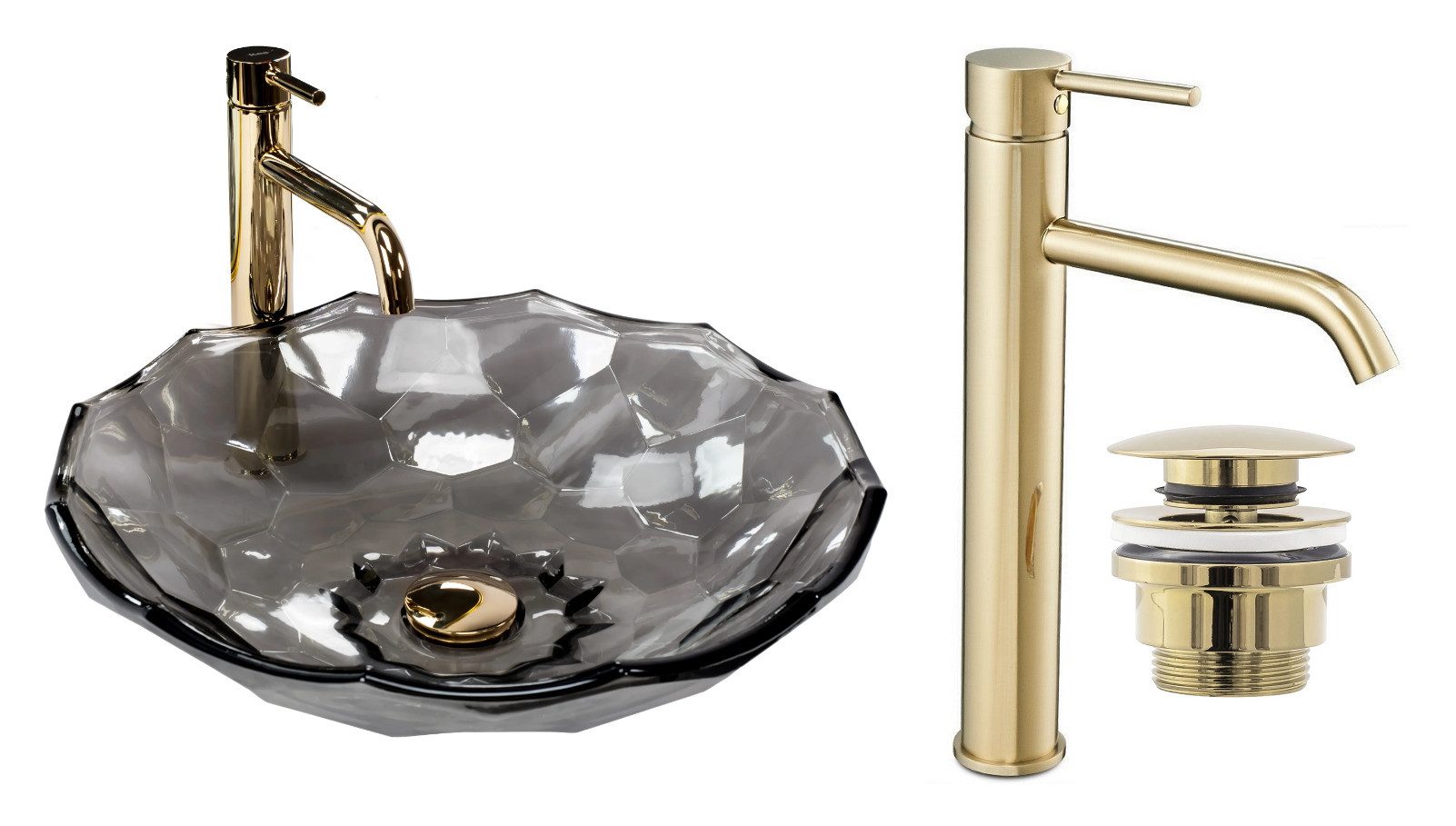 GTM Design Aufsatzwaschbecken Glas - Modern günstig online kaufen