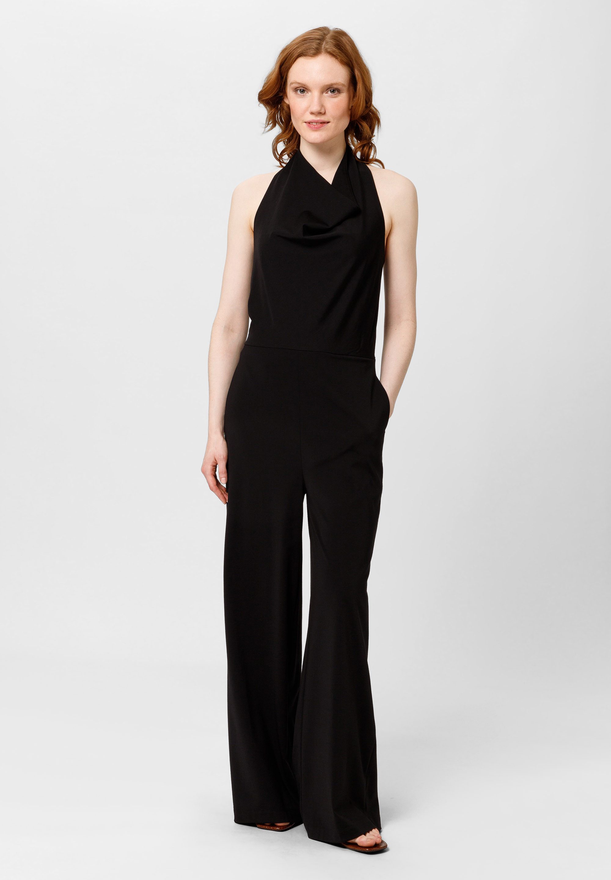 Les Lunes Jumpsuit PENNY Overall Jersey Wide Leg Neckholder PENNY Overall, günstig online kaufen