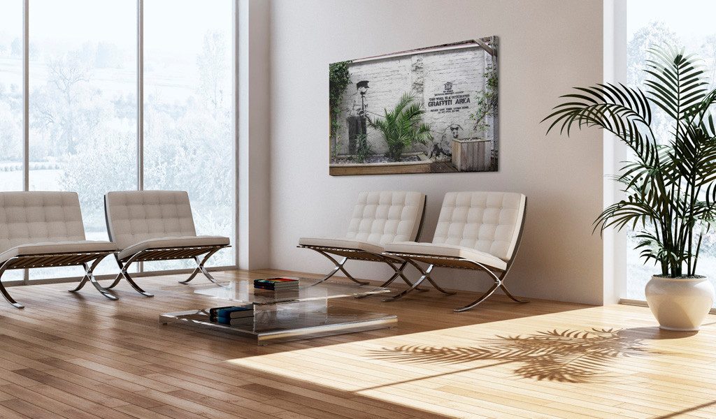 Artgeist Wandbild Graffiti Zone (Banksy) günstig online kaufen