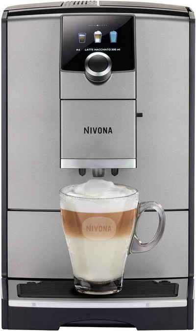 Nivona Kaffeevollautomat NICR 795 CafeRomatica, OneTouch, Kegelmahlwerk, herausnehmbare Brühgruppe, App