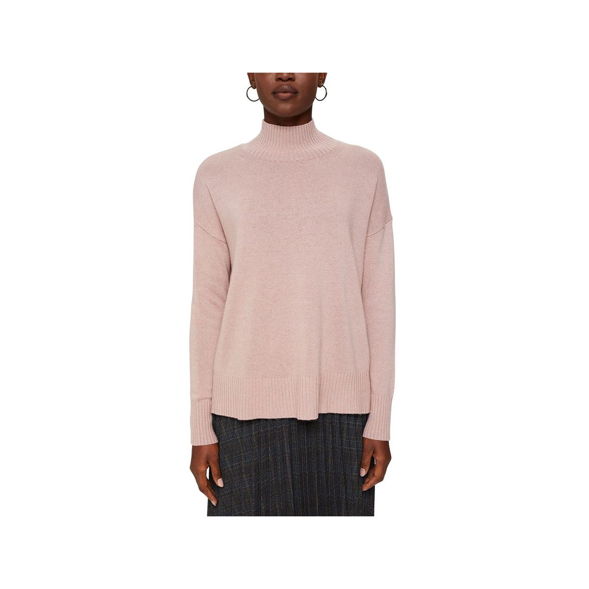 Rollkragenpullover Rollkragenpullover für Damen in rose
