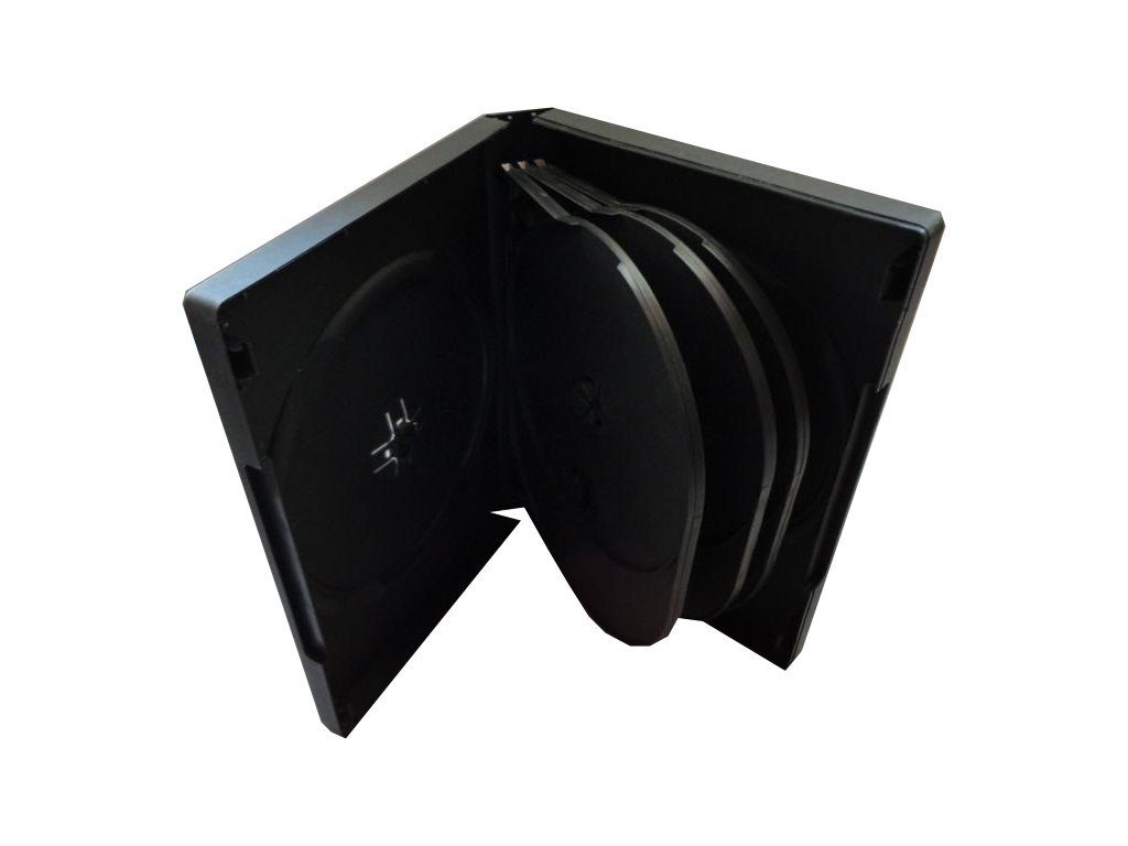 DVD-Hülle 3x 8fach 8er DVD CD Box Hüllen black