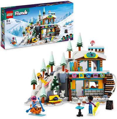LEGO® Konstruktionsspielsteine Skipiste und Café (41756), LEGO® Friends, (980 St), Made in Europe