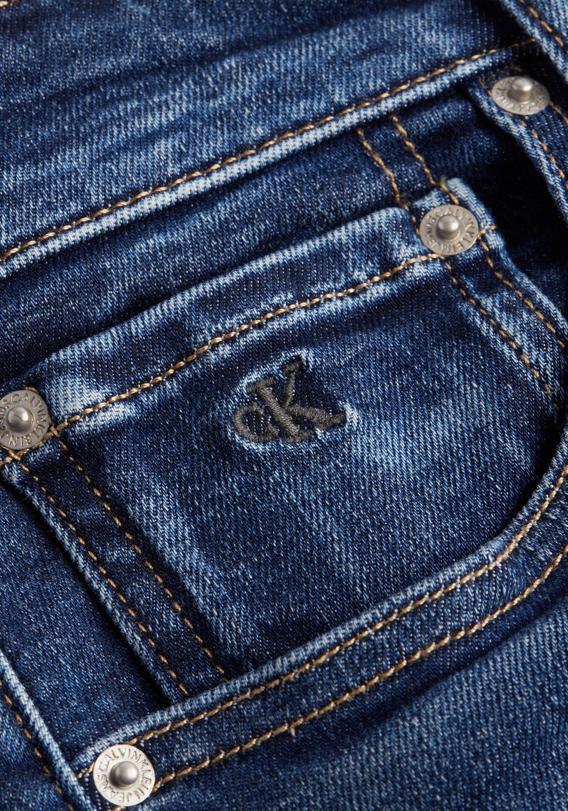 SLIM Calvin Jeans Slim-fit-Jeans TAPER darkblue Klein