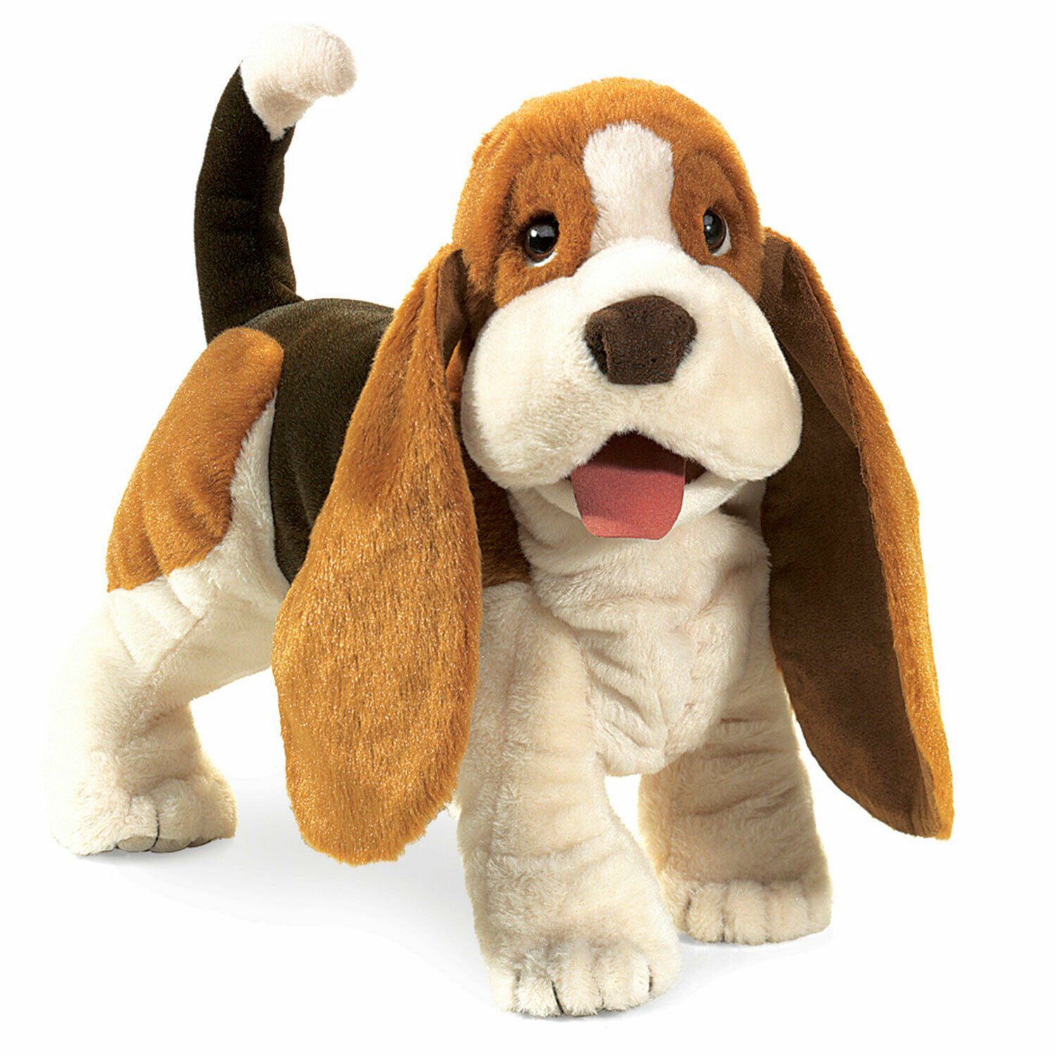 Folkmanis Handpuppen Handpuppe Folkmanis Handpuppe Basset Hund 2919 (Packung)
