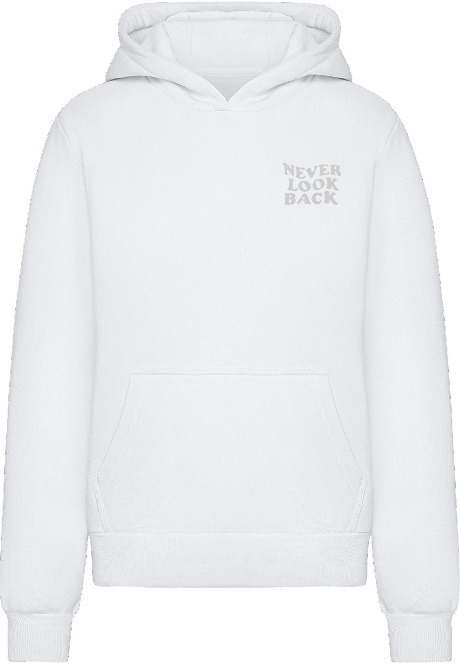 Miss Tee Kapuzensweatshirt Miss Tee Never Look Back Ladies Fluffy Hoody