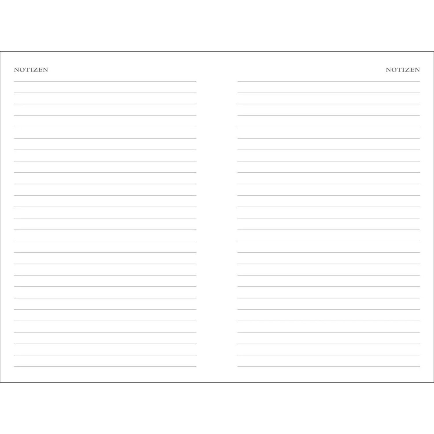 HEYE Taschenkalender Diario Wochen-Kalenderbuch A6, schwarz 2026