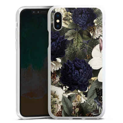 DeinDesign Handyhülle Utart Vintage Blumen Natur Blumen, Apple iPhone X Silikon Hülle Bumper Case Handy Schutzhülle