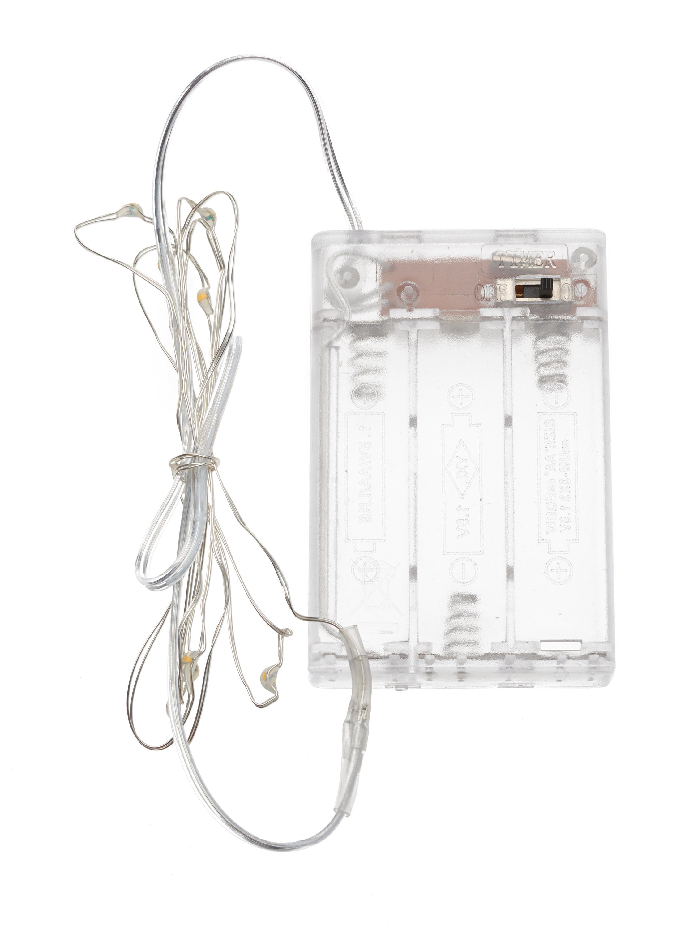 VBS Lichterkette, micro, 10LEDs mit Timer günstig online kaufen