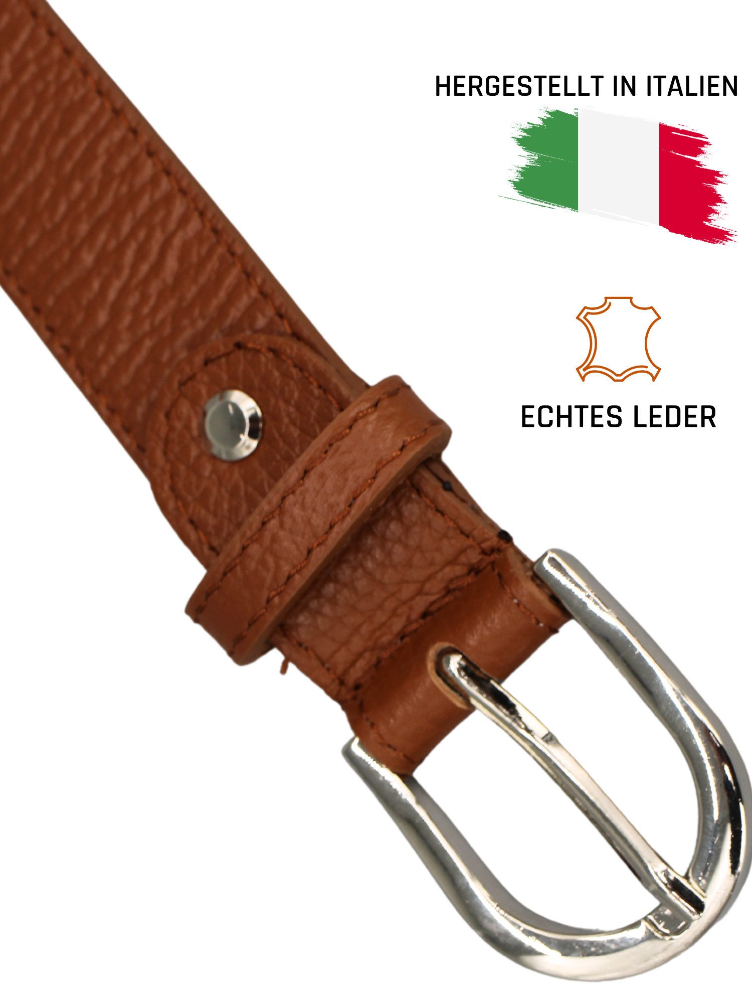 Adel Bags Ledergürtel Damen Gürtel, 3 cm Breit, verschiedene Farben,Hergest günstig online kaufen