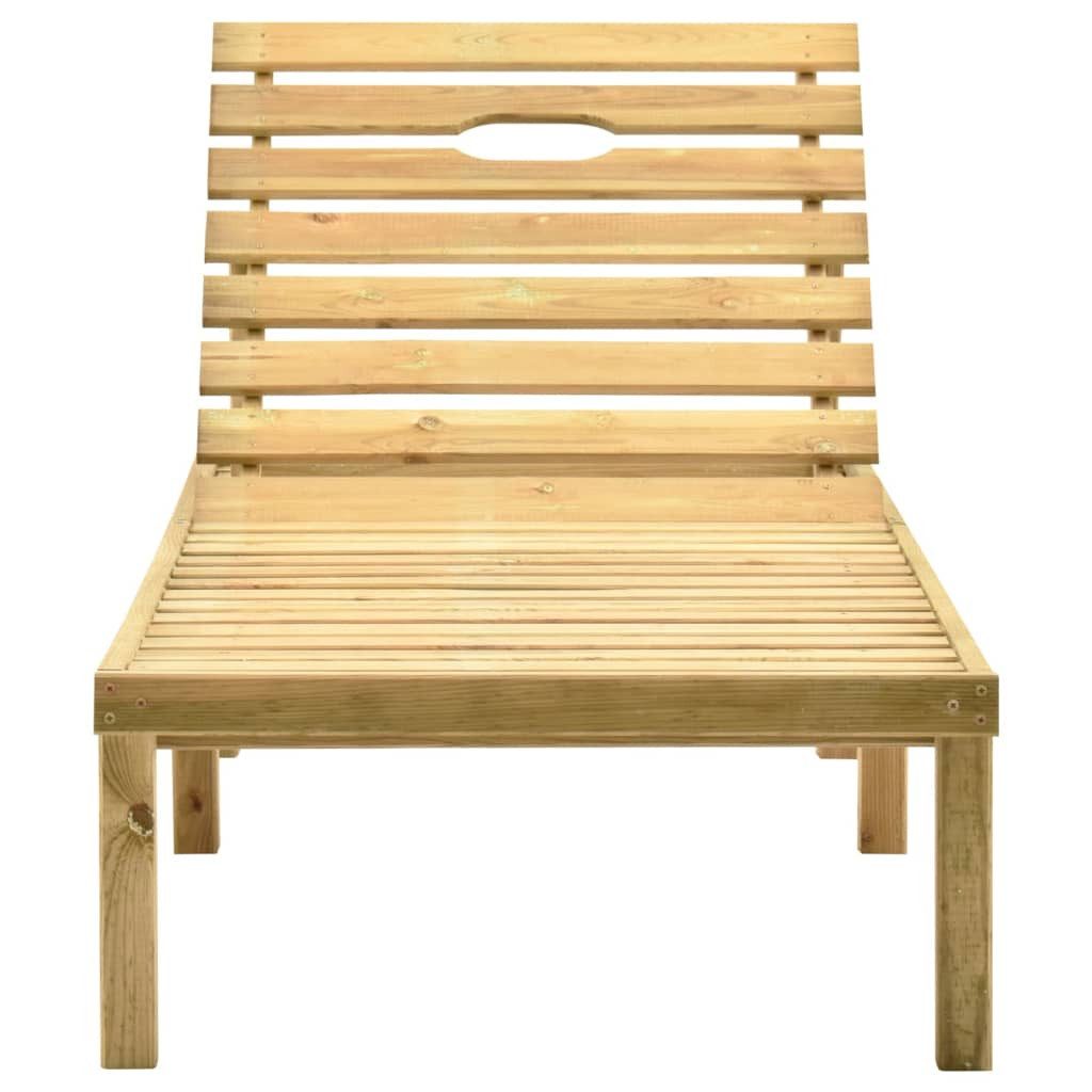 DOTMALL Gartenliege Sonnenliege Kiefernholz Imprägniert günstig online kaufen