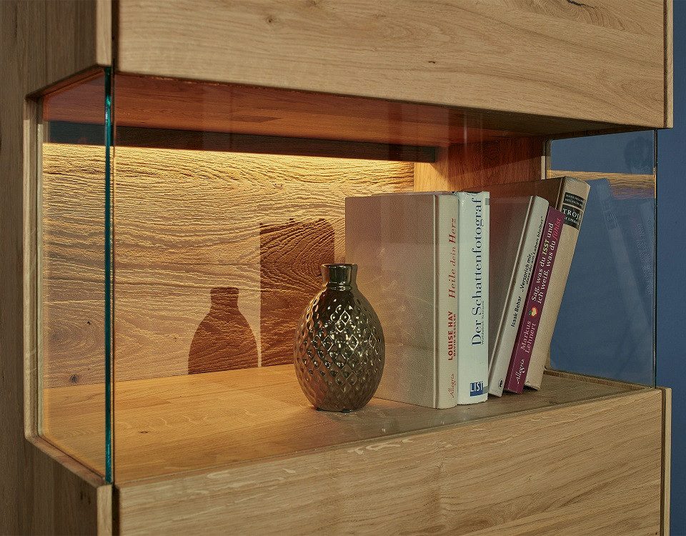 Main Möbel Vitrine Vitrine links 63x207cm Wildeiche Berlin