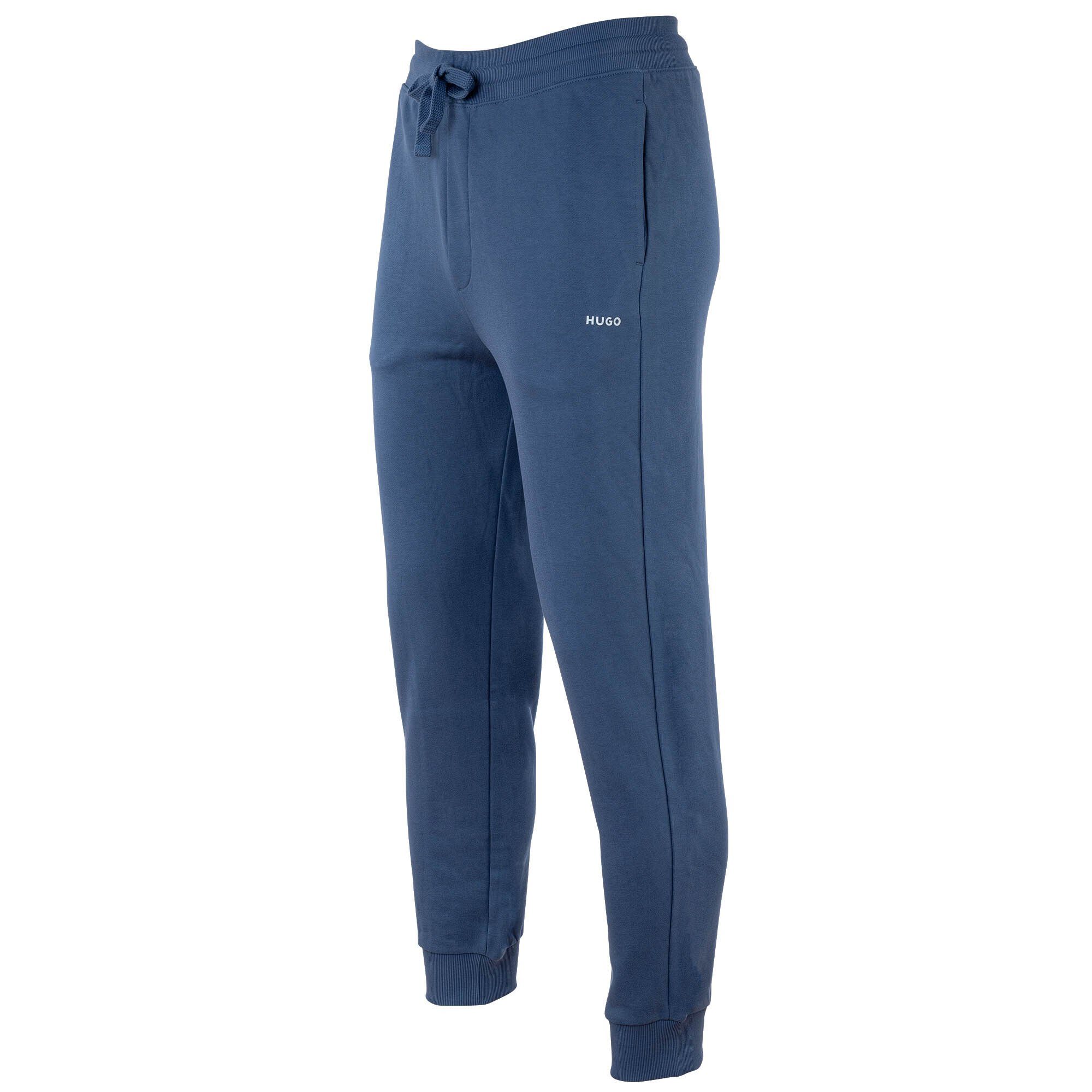 French Jogginghose Dayote232, Jogginghose, Blau - Hose lang HUGO Herren